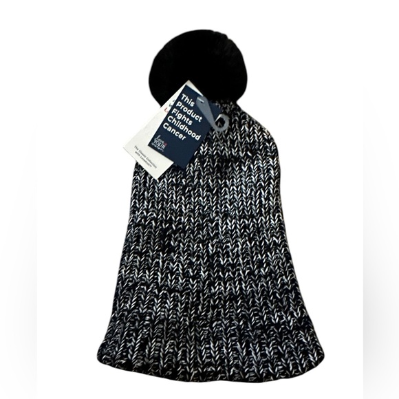 Love Your Melon Black Georgia Bulldogs Pom Beanie NWT - Picture 2 of 5